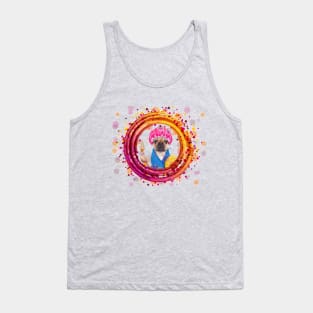 funny pug mom Tank Top